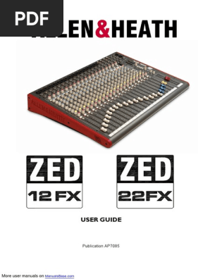 Allen and heath zed 22