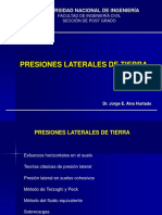 Presiones Laterales