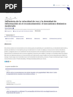 Influencia de La Velocidad de Voz y La Densidad de Información en El Reconocimiento_ El Mecanismo Dinámico Moderado_ Psicología de Los Medios_ Vol 19, No 2