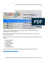 Ebook Panduan Dasar SEO Lengkap Untuk Pemula +PDF