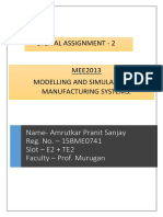 Digital Assignment - 2: Name-Amrutkar Pranit Sanjay Reg. No. - 15BME0741 Slot - E2 + TE2 Faculty - Prof. Murugan