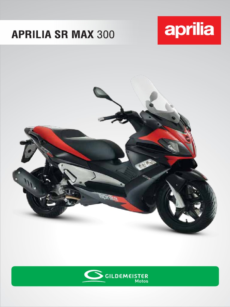 Aprilia SR Max 300 Especificaciones Tecnicas PDF | PDF