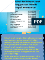 Isolasi Rhodinol Dari Minyak Sereh Jawa Menggunakan Metode