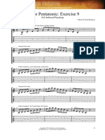 Minor Pentatonic: Exercise 9: Full Fretboard Playalong