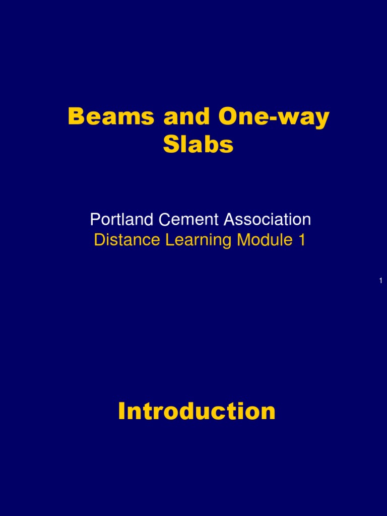 Beams And One Way Slabs Pdf Materials Science Chemical Product