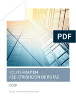 Aplicaciones de Route-Map en La Redistibución de Rutas