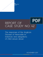 Case Study 42 Findings Report - The Responses of The Anglican Diocese of Newcastle To Instances and Allegations of Child Sexual Abuse