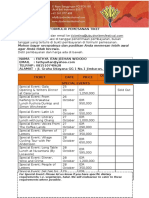 Formulir Pemesanan Tiket: Mohon Bayar Secepatnya Dan Pastikan Anda Memesan Lebih Awal Agar Anda Tidak Kecewa