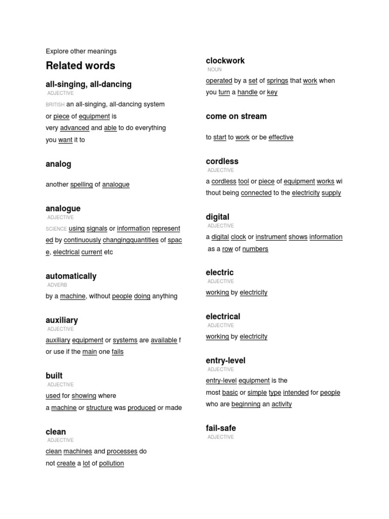 DUE3012 1.1.2 Adjective For Describing Gadget Tool and Equipments PDF