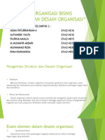 Teori Organisasi Bisnis