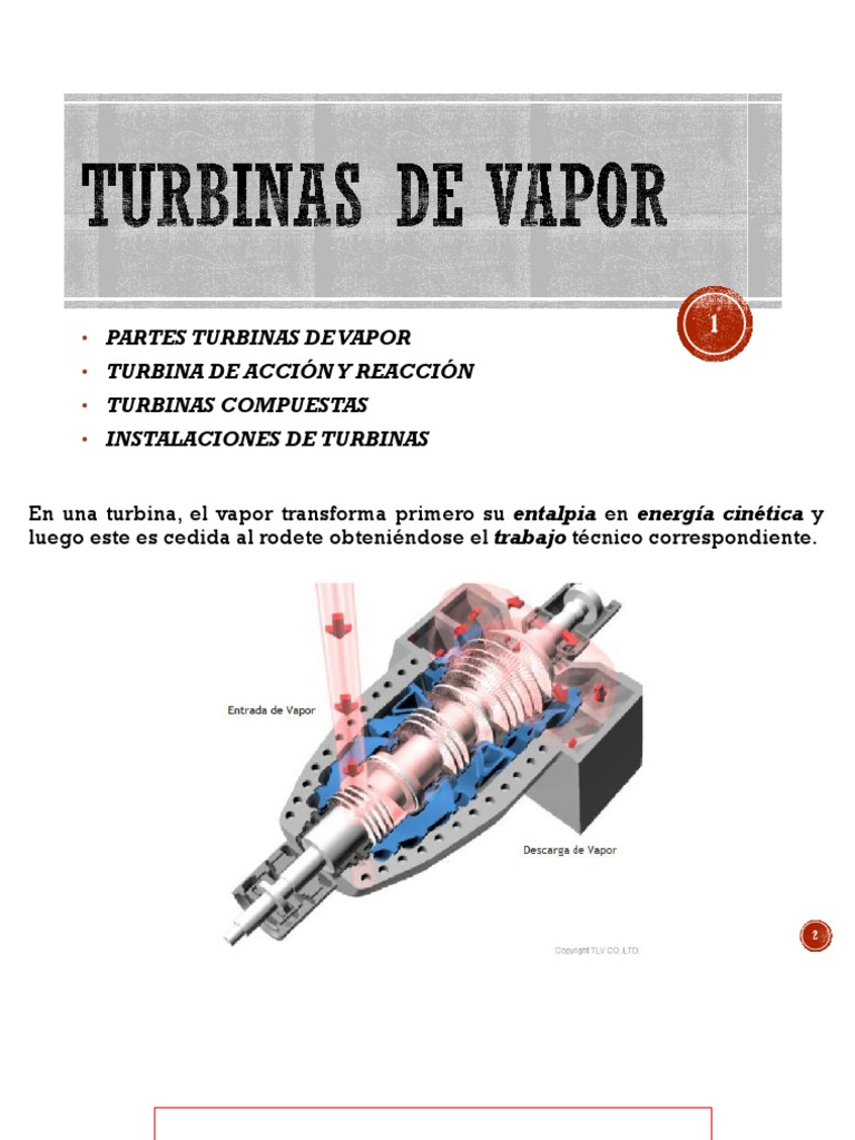 Partes y Funcionamiento de Turbinas de Vapor | PDF | Turbina ...