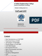 Sap and GST: Northern India Engineering College