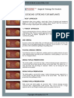 SurgicalMaster Implant Flap Options