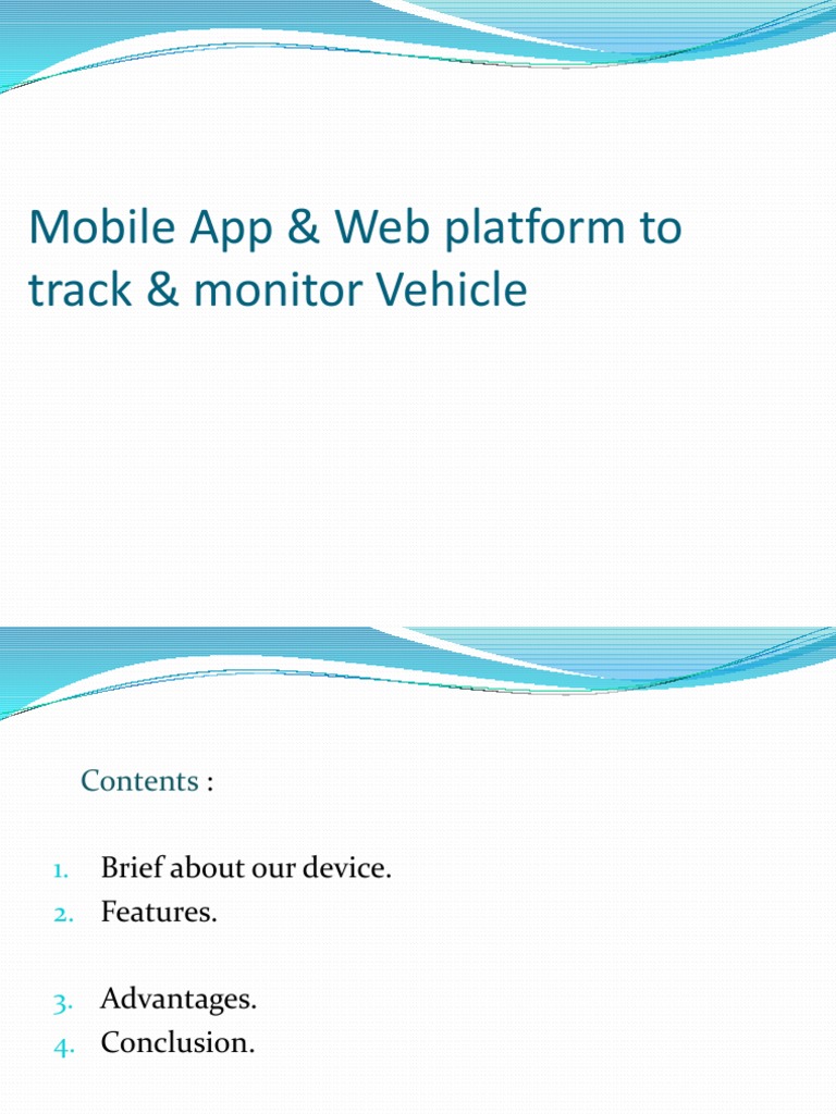 Vehicle Tracking App & Device Features | PDF | Technology & Engineering