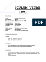 Curriculum Vitae Yani