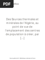 Des Sources Thermales Et Minérales (... ) Bertherand Émile Bpt6k58580580