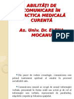 Abilitati de Comunicare in Practica Medicala Curenta