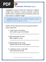 grade 3 grammar worksheets sentence structure 09 pdf