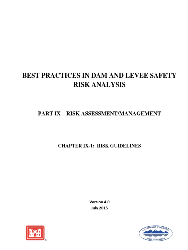 Dam and Levee Safety Risk Guidelines | PDF | Risk Management | Risk ...