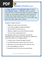 grade 3 grammar worksheets sentence structure 07 pdf