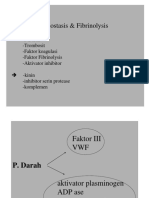 HAEMOSTASIS & Fibrinolisis