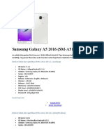 Samsung Galaxy A5 2016