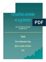 Fotovoltaik Sistemler Ve Uygulamalari.122101 PDF