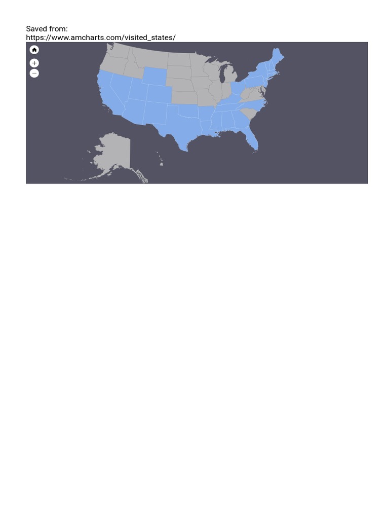 Interactive Map of Visited States | PDF