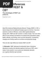 5 Major Differences Between REBT & CBT _ Psychology Today