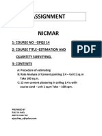 Assignment Nicmar 1 Course No - GPQS 14 2