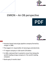 Enron Downfall - An OB Perspective