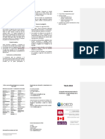 SEC. TALIS2018 - Triptico - 121017 Informativo