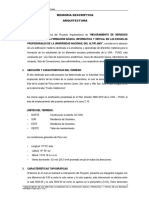 2.1 - Memoria Descriptiva Arquitectura.1 - Memoria Descriptiva Arquitectura.1 - Memoria Descriptiva Arquitectura