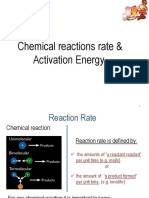 Chemical Reactions Rate & Activation Energy