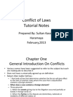 Conflict of Laws Torial