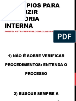 Princípios Para Auditoria Interna