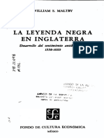 La Leyenda Negra en Inglaterra. Desarrollo Del Sentimiento Antihispánico 1558-1660 - William Maltby (V3)