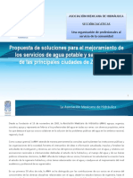 Propuesta de soluciones para organismos operadores del agua