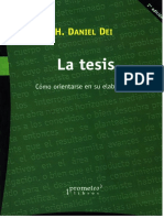 La Tesis. Daniel Dai WORD