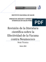 INS Vacuna Contra Neumococo 2013
