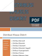 Distribusi Khusus Diskrit