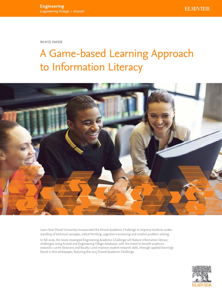 Game Based Learning White Paper | PDF | Information Literacy | Literacy