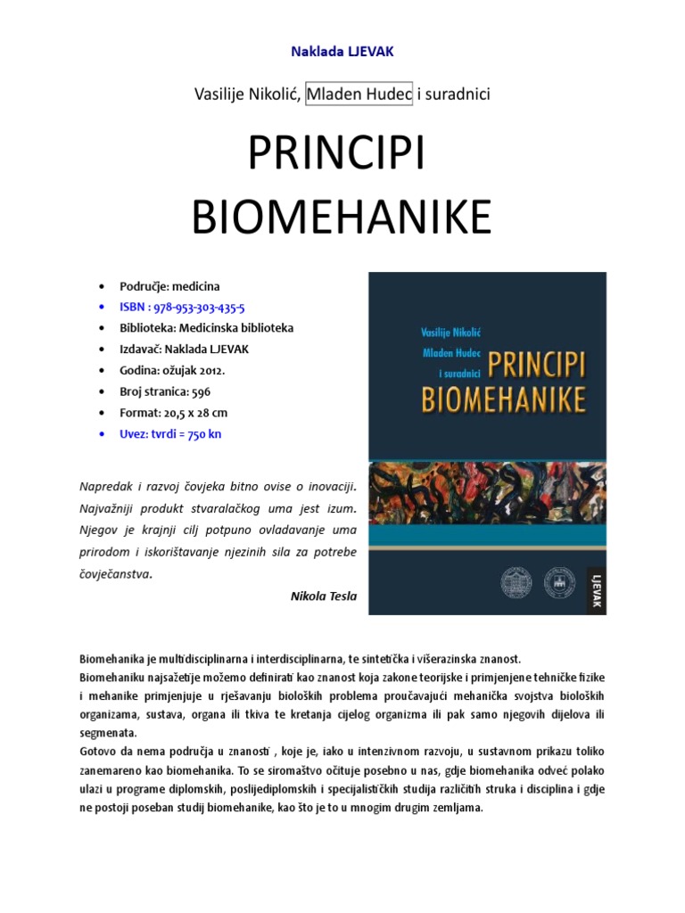 Biomehanika | PDF