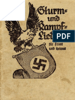 Propaganda-Verlag Paul Hochmuth - Sturm Und Kampflieder Fuer Front Und Heimat (1941, 132 S., Scan, Fraktur)