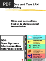 Layer One and Two LAN Networking: Wires and Connections Station To Station Packet Transmission