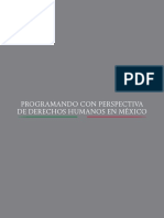 PROGRAMANDO CON PERSPECTIVA DE DERECHOS HUMANOS EN MÉXICO