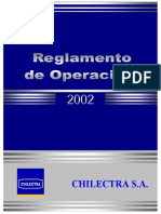 Reglamento de Operaciones de Chilectra