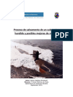 Proceso de Salvamento de Un Submarino Hundido