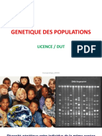 Genetique Des Populations - 2016