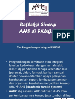 Prof BM Refleksi Sinergi AHS FKUGM